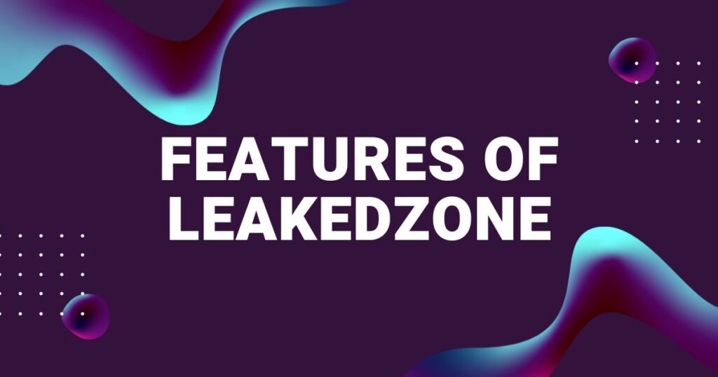 Features of Leakedzone