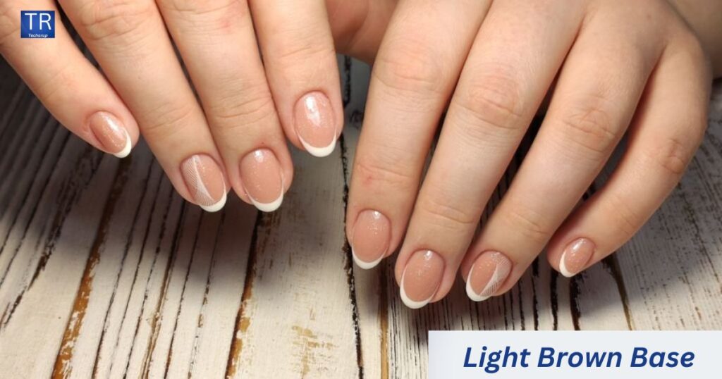 Nail Art Ideas with Light Brown Base